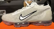 Nike Air VaporMax 2021 Flyknit Shoes Light Gray / White DH4084-100 New Sz 10