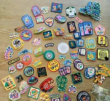 Huge VTG Mixed Lot Girl Scout Patches Pins Badges Daisies TX 175+ NEW 1997-2016