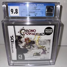 New Listing2008 Nintendo DS Chrono Trigger FIRST PRINT Poster Inside Graded Cgc 9.8 A+ Seal