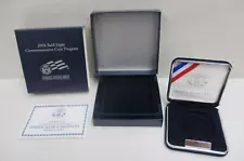 EMPTY BOX & COA for 2008 United States Bald Eagle Proof Silver Dollar Coin