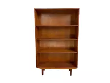 Mid-Century Modern Tall Teak Bookcase 1960's