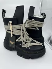 Rick Owens Dr. Martens 1460 DMXL Megalace Boots US Men 7/Women 8 New in Box