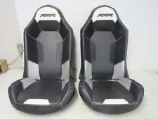 14-22 POLARIS RZR XP TURBO 1000 SEATS PAIR SADDLE PAD BACK BOTTOM CUSHION #MI