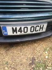 Private Number Plates For Sale - On Retention M4 M40 MOOCH MR OOCH 400CH