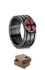 LARGE SIZE Assassin's Creed Templar Ring - Collection by Ubi Workshop Assassins