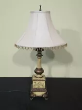 LF42699EC: WILDWOOD ACCENTS Paint Decorated Lamp w. Shade