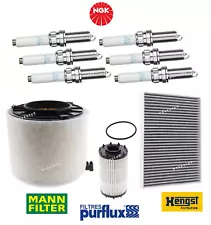 Spark Plug Air Oil Cabin Filter Tune Up Kit 9pc OEM for Audi RS5 / RS5 Sportback (For: Audi RS5)