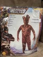 GUARDIANS OF THE GALAXY GROOT COSTUME SZ M (8-10) JUMPSUIT/MASK MARVEL