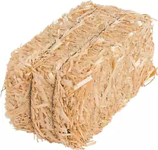 Small Natural Hay Bale Measures 5 Inch - Fall Harvest and Halloween Crafts 1 Pc