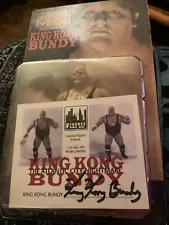 autograph Wrestling Figures King Kong Bundy