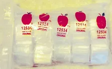 Baggies 12534 Original Apple Brand ZBags 2.5 mil Liquidation Sale!! (1,000)