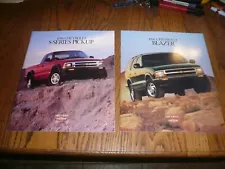 1996 Chevrolet Blazer & S-Series Pickup Sales Brochure - Vintage - 2 for 1