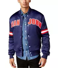 Sean John Mens Logo Bomber Jacket