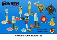 McDonald's 2016 Rovio Angry Birds Movie Toys & Parts-Pick Your Favorite!