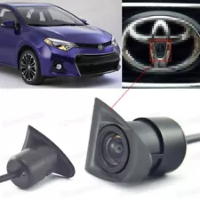 Wide Degree CCD Car Front View Camera Logo Embedded for Toyota Corolla 2014-2018