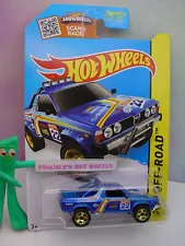 2015 Hot Wheels SUBARU BRAT #123✰Metallic blue;gold 5sp✰✰ Z