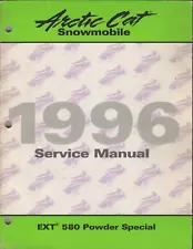 1996 ARCTIC CAT SNOWMOBILE EXT 580 POWDER SERVICE