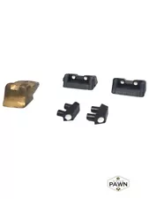 Kel-Tec P155 Sights for Kel-Tec P11 Black W/Brass Rear Sight - Pre-O (FVS027371)