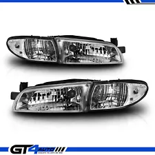 For 97-03 Pontiac Grand Prix OE Chrome Replacement Headlights w/Corner Lamp