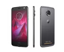 Motorola Moto Z2 Force T-Mobile Unlocked 64GB Lunar Grey B Extreme Burn