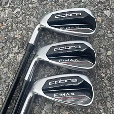 LH Cobra F-Max Superlite Draw 7-9 Irons 50g Senior Flex Graphite Left Handed