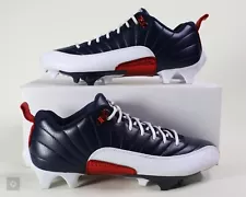 Nike Jordan 12 Low Vapor Edge Howard Bisons HU Player Exclusive Football Cleats