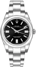 Rolex Oyster Perpetual 36 Self-Winding Auto Black Dial Steel Unisex Watch Online