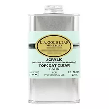 Acrylic Topcoat Clear Satin for gilding art - (BULK SALE! !)