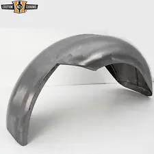 Custom 9" Wide Raw Steel Rear Fender Fits For Motorcycle Wide Rigid Frame 9inch