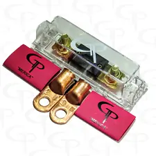 ANL Fuse block 400 amp FUSE w/ (2) 1/0 AWG Lugs and heat shrink GP Car Audio