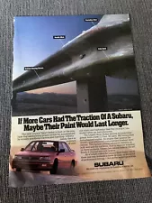 1991 Subaru Legacy Sport Sedan Ad