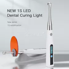 AZDENT Dental Wireless LED Curing Light 1 Second Cure Lamp Metal Head