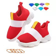 Sonic Shoes For Boys kids Girls Sneakers Fan Cosplay Gift Shoes For Christmas