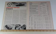 1971 CAMARO ORIGINAL ARTICLE