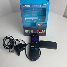 Roku Express+ 3710X Streaming Stick with Remote For Old TVsTested and Working