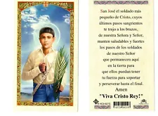 Saint Jose Sanchez del Rio - Spanish - Paperstock Holy Card 627SNL