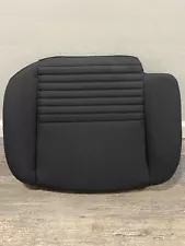 19-23 Ford Ranger Super Cab XL Passenger Rear Black Cloth Seat Bottom Cushion