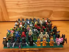 Huge lot of 58 lego minifigures, full lot for sale