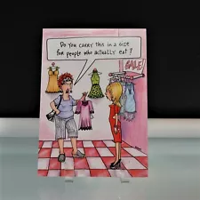 Funny Birthday Card Do You Carry This In A Size For People Who Actually Eat