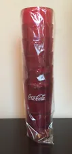 New (6) Coke Coca Cola Restaurant Red Plastic Tumblers Cups 16oz Carlisle