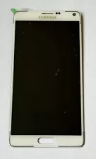 Samsung Galaxy Note 4 Screen Replacement White Glass LCD