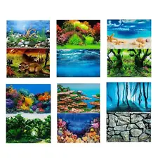 Aquarium Fish Tank Background Backdrop Poster - 2 to 10 FT Length 60cm High