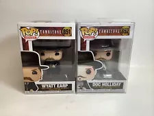 Funko POP! Tombstone #851 Wyatt Earp & #852 Doc Holliday Lot Of 2