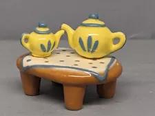 Renaker Brazel Storybook Tea Party Table with a Teapot Creamer Attached