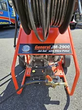 General Wire JM-2900 Gas 3000 PSI Sewer Jetter w/ 200' x 3/8" Hose