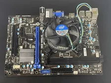 MSI B75MA-E33 LGA 1155/Socket H2 Motherboard + I3 3320 CPU