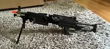 A&K M249 PARA airsoft gun (ADDITIONAL INCLUDED ITEMS IN DESCRIPTION)