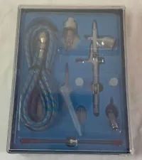 unbranded SEALED AIRBRUSH KIT ~ unused but some pieces are dislodged