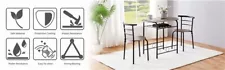 Dining Room Table Sets, 3 Piece Kitchen Table & Chair Sets, Space Saving Design