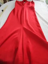 Womens red long dress